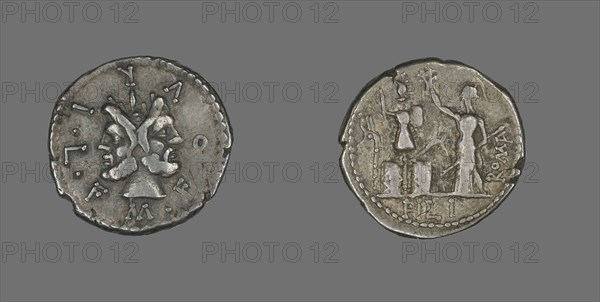Denarius (Coin) Depicting the God Janus, 119 BCE.
