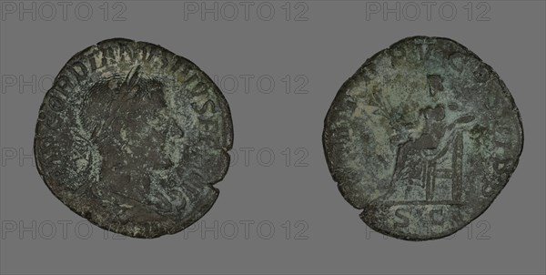 Sestertius (Coin) Portraying a Roman Emperor, 238-244.