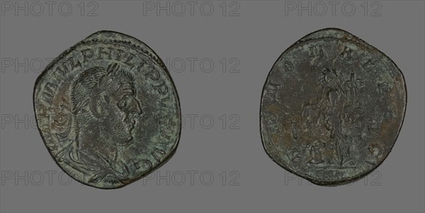 Coin Portraying Philip the Arab, 244-249.