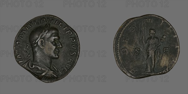 Coin Portraying Philip the Arab, 244-249.