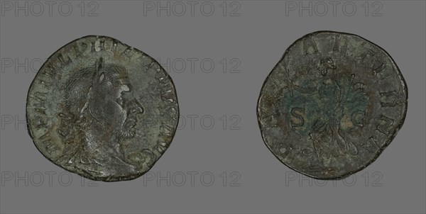 Sestertius (Coin) Portraying Philip the Arab, 244-249.