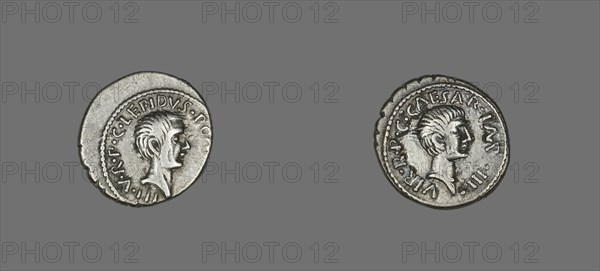 Denarius (Coin) Portraying Lepidus, 42 BCE.