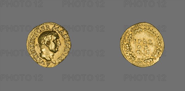 Aureus (Coin) Portraying Emperor Vitellius, 69 (late April-December).