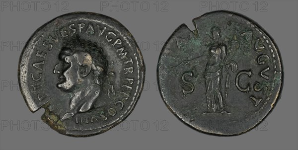 Coin Portraying Emperor Vespasian, 76.