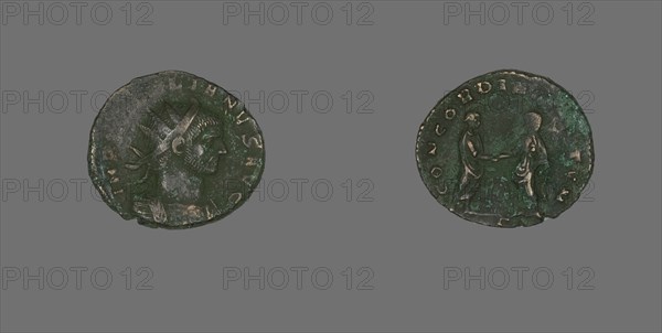 Coin Portraying Emperor Aurelian, 270-275.