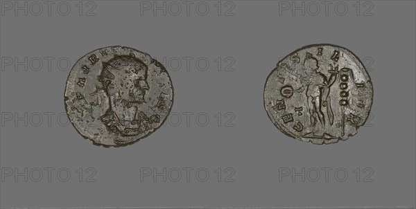 Coin Portraying Emperor Aurelian, 270-275.