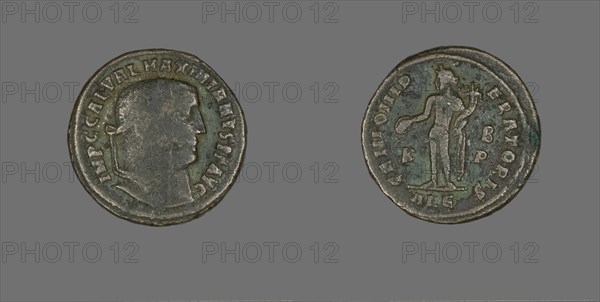 Coin Portraying Emperor Galerius Maximianus, 305-311.