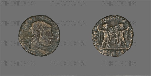 Coin Portraying Emperor Maxentius, 306-312.