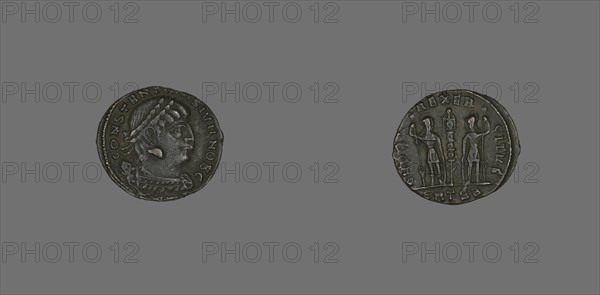 Coin Portraying Emperor Constantine II, 317-337.