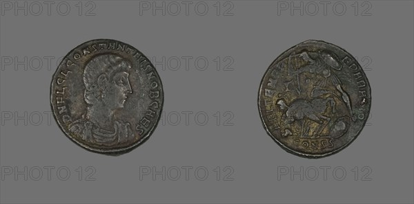 Coin Portraying Emperor Constantine II or Emperor Constantius Gallus, 317/337 or (Constantine II) 351/354 (Constanius Gallus).