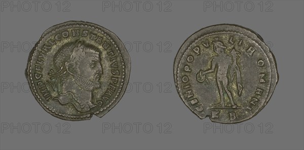Coin Portraying Emperor Constantius I, 305-306.