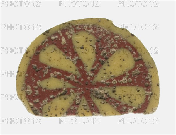 Fragment of an Inlay Depicting a Rosette, 1st century BCE-1st century CE.