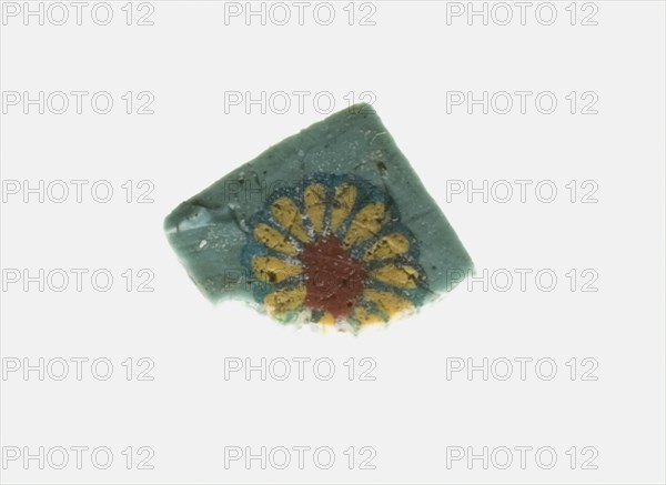 Fragment of an Inlay Depicting a Rosette, 1st century BCE-1st century CE.