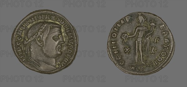 As (Coin) Portraying Emperor Galerius, 308-310.