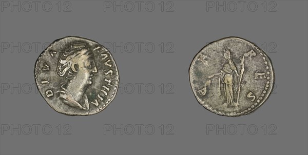 Denarius (Coin) Portraying Empress Faustina, after 141.