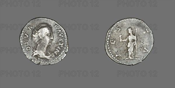 Denarius (Coin) Portraying Empress Faustina, after 141.