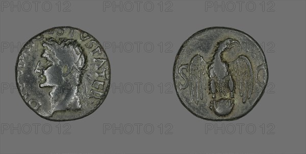 As (Coin) Portraying Emperor Augustus, 34-37.