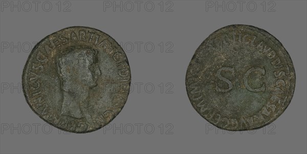 As (Coin) Portraying Germanicus, 50-54.
