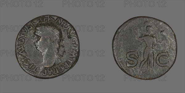 As (Coin) Portraying Emperor Claudius, 41-50.