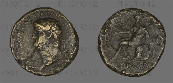 Sestertius (Coin) Portraying Emperor Nero, 65.