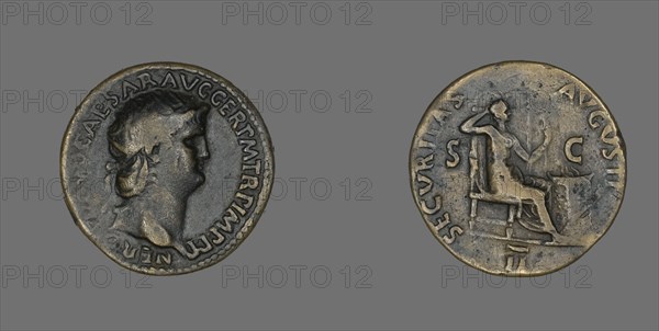 Dupondius (Coin) Portraying Emperor Nero, 63.