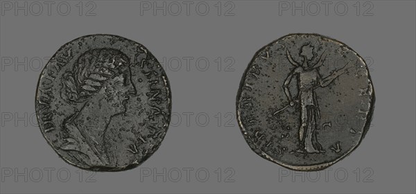 Sestertius (Coin) Portraying Empress Faustina, 176.