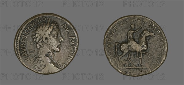 Sestertius (Coin) Portraying Emperor Commodus, December 179-December 180.