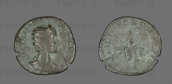 Sestertius (Coin) Portraying Julia Mamaea, 235.