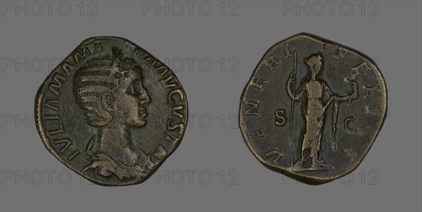 Sestertius (Coin) Portraying Julia Mamaea, 224.