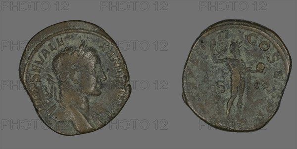 Sestertius (Coin) Portraying Emperor Severus Alexander, 230.