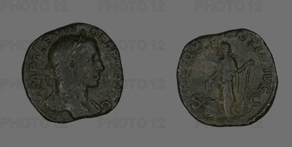 Sestertius (Coin) Portraying Emperor Severus Alexander, 231.