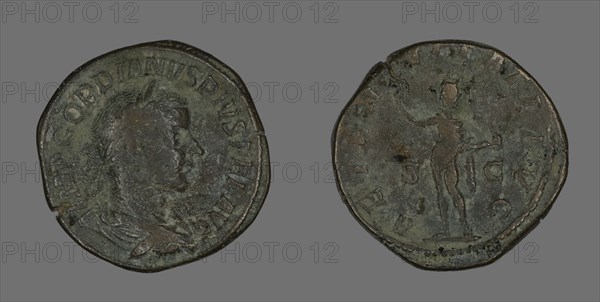 Sestertius (Coin) Portraying Emperor Gordianus, 241.