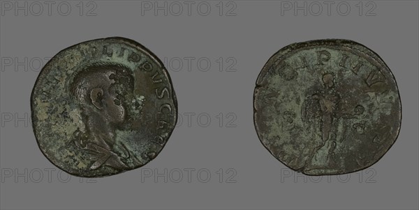 Sestertius (Coin) Portraying King Philip II, 244-246.