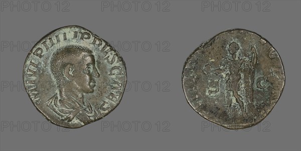 Sestertius (Coin) Portraying King Philip II, 244-246.
