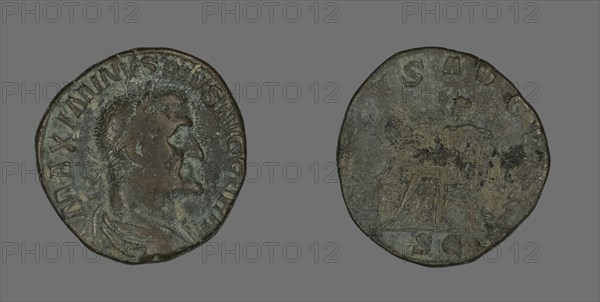 Sestertius (Coin) Portraying Emperor Maximinus, 235-236.