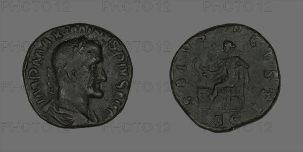 Sestertius (Coin) Portraying Emperor Maximinus, 235-238.