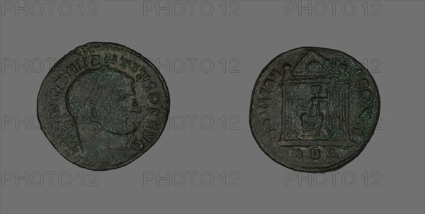 Follis (Coin) Portraying Emperor Maxentius, 308-310.