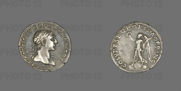 Denarius (Coin) Portraying Emperor Trajan, 103-111.