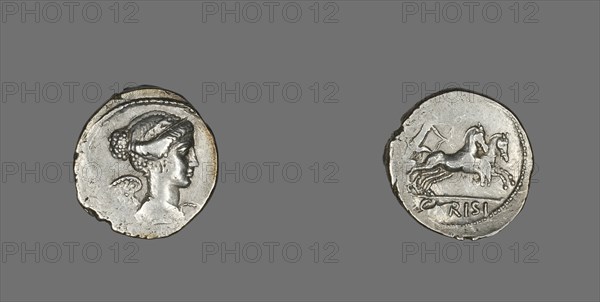 Denarius (Coin) Depicting the Goddess Victory, 46 BCE.