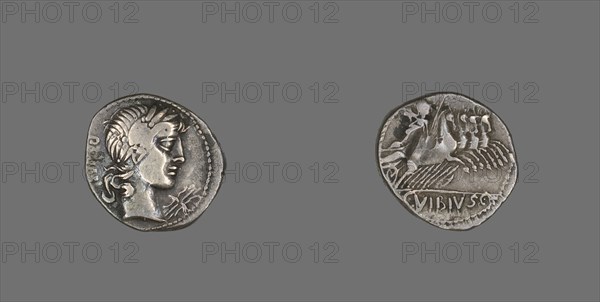 Denarius (Coin) Depicting the God Apollo, 90 BCE.