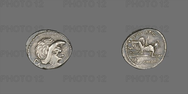 Denarius (Coin) Depicting the Mask of Pan, 48 BCE.