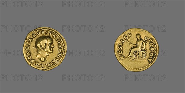 Aureus (Coin) Portraying Emperor Vespasian, 70.