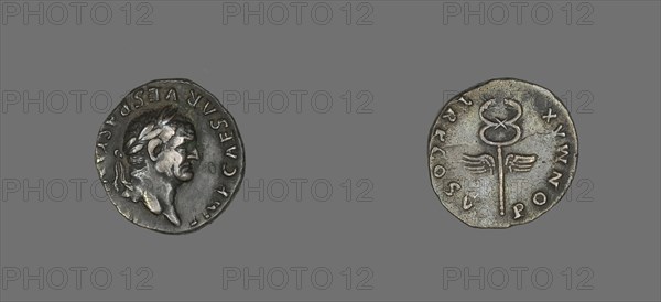 Denarius (Coin) Portraying Emperor Vespasian, 74.