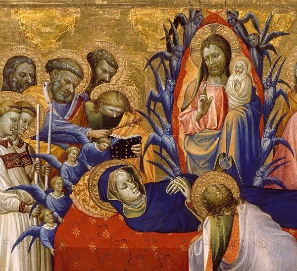 The Death of the Virgin, 1405/10. Detail from a larger artwork.