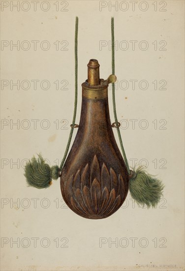 Gunpowder Flask, c. 1939.