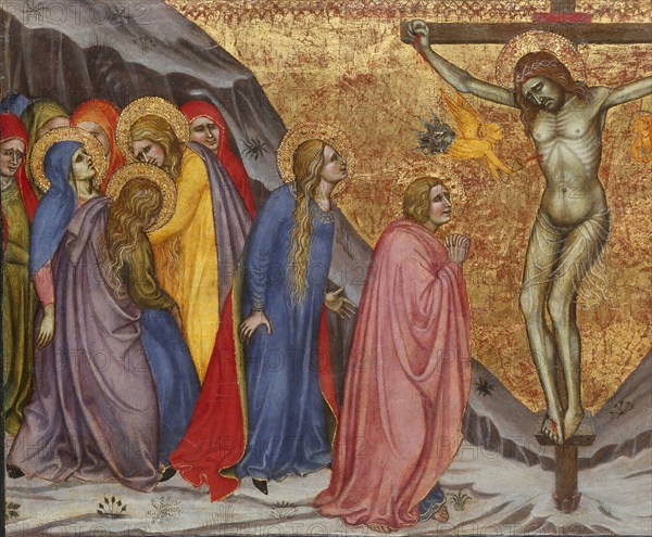 The Crucifixion, 1401/04. Detail from a larger artwork.