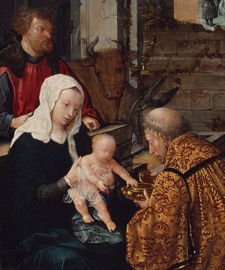 The Adoration of the Magi, 1515/25. Detail from a larger artwork.