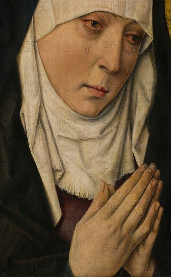 Mater Dolorosa (Sorrowing Virgin), 1480/1500. Detail from a larger artwork.