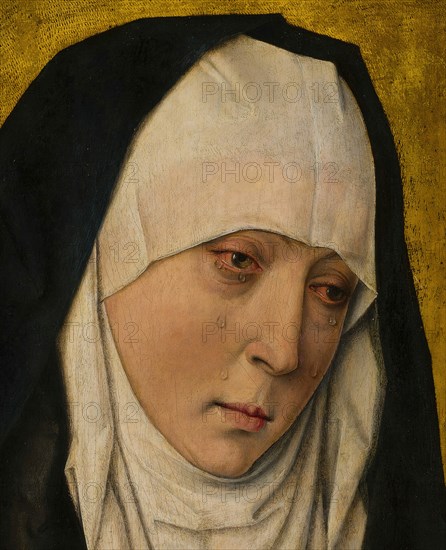 Mater Dolorosa (Sorrowing Virgin), 1480/1500. Detail from a larger artwork.