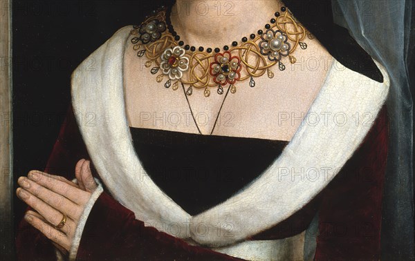 Maria Portinari (Maria Maddalena Baroncelli, born 1456), ca. 1470. Detail from a larger artwork.